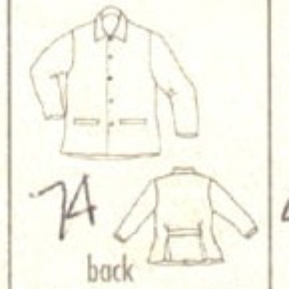 VINTAGE Flax Journey's Jacket 100% Linen in Bazooka sz L - Picture 8 of 9